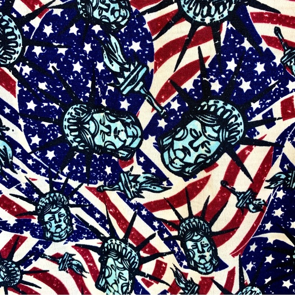 LuLaRoe Lady Statue of Liberty Americana Irma Tunic High Low Top Bundle Lot New - Picture 7 of 14